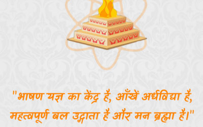 Is there any shloka in Upanishads which relates yagya?